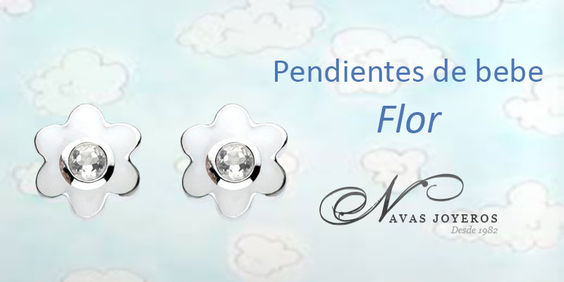 pendientes flor
