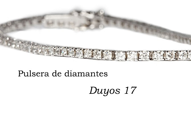 pulsera de diamantes duyos