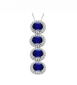 ARMONÍA, Collar de zafiros y diamantes