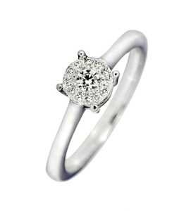 solitarios de diamantes