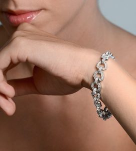 pulsera de diamanetes versalles