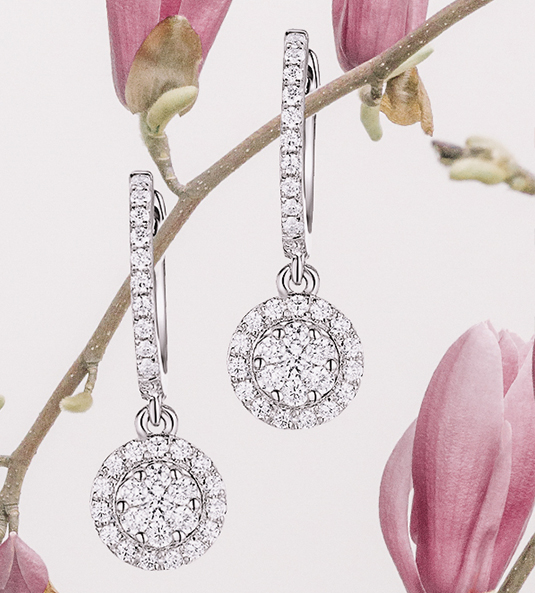 duyos 38 pendientes de diamantes