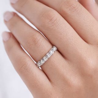 Alianza de diamantes Angélica modelo