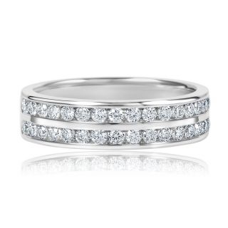 Alianza de diamantes Candela frontal