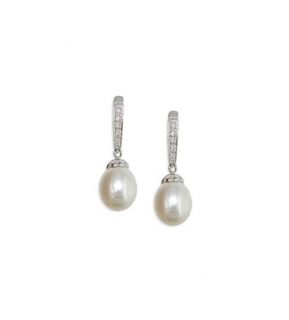 Pendientes de perlas y diamantes Australia