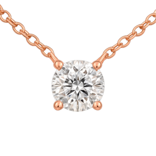 Colgante de diamantes Estela oro rosa