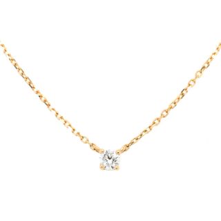 Colgante de diamantes Estela oro rosa