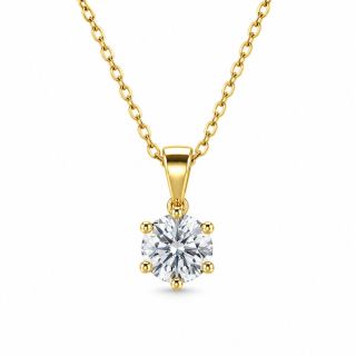 Colgante de diamantes Nadia oro amarillo