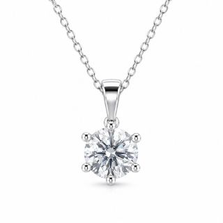 Colgante de diamantes Nadia oro blanco