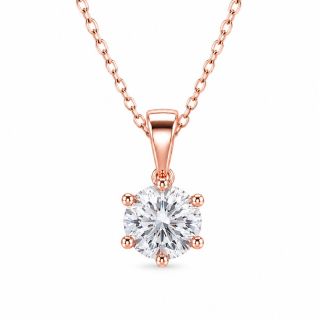 Colgante de diamantes Nadia oro rosa