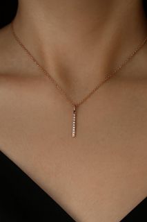 Colgante de diamantes TRINITY oro rosa modelo