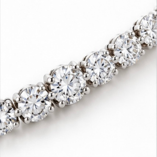 Pulsera oro blanco y diamantes Ohio detalle