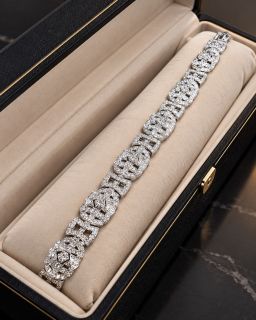 Pulsera de oro blanco y diamantes Orleans estuche