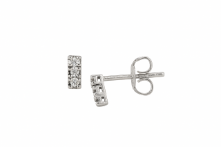 Pendientes de diamantes SUIZA oro blanco