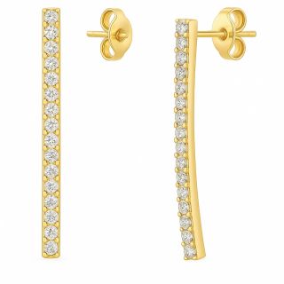 Pendientes de diamantes SUIZA2 oro amarillo