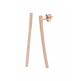 Pendientes de diamantes SUIZA3 oro rosa