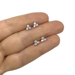 Pendientes de diamantes helena oro amarillo y blanco