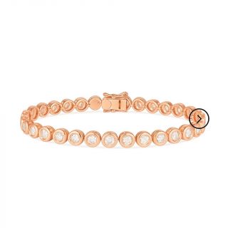 Pulsera de diamantes BIANCA oro rosa