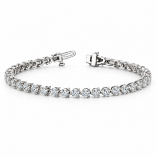 Pulsera de oro blanco  y diamantes Florida