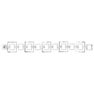 Pulseira de diamantes tamanho brilhante