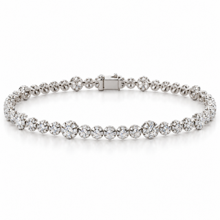 Pulsera oro y diamantes Miami