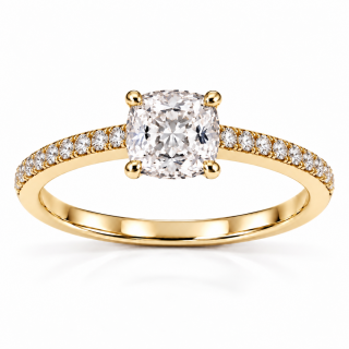 Anillo de diamantes Toulouse oro amarillo