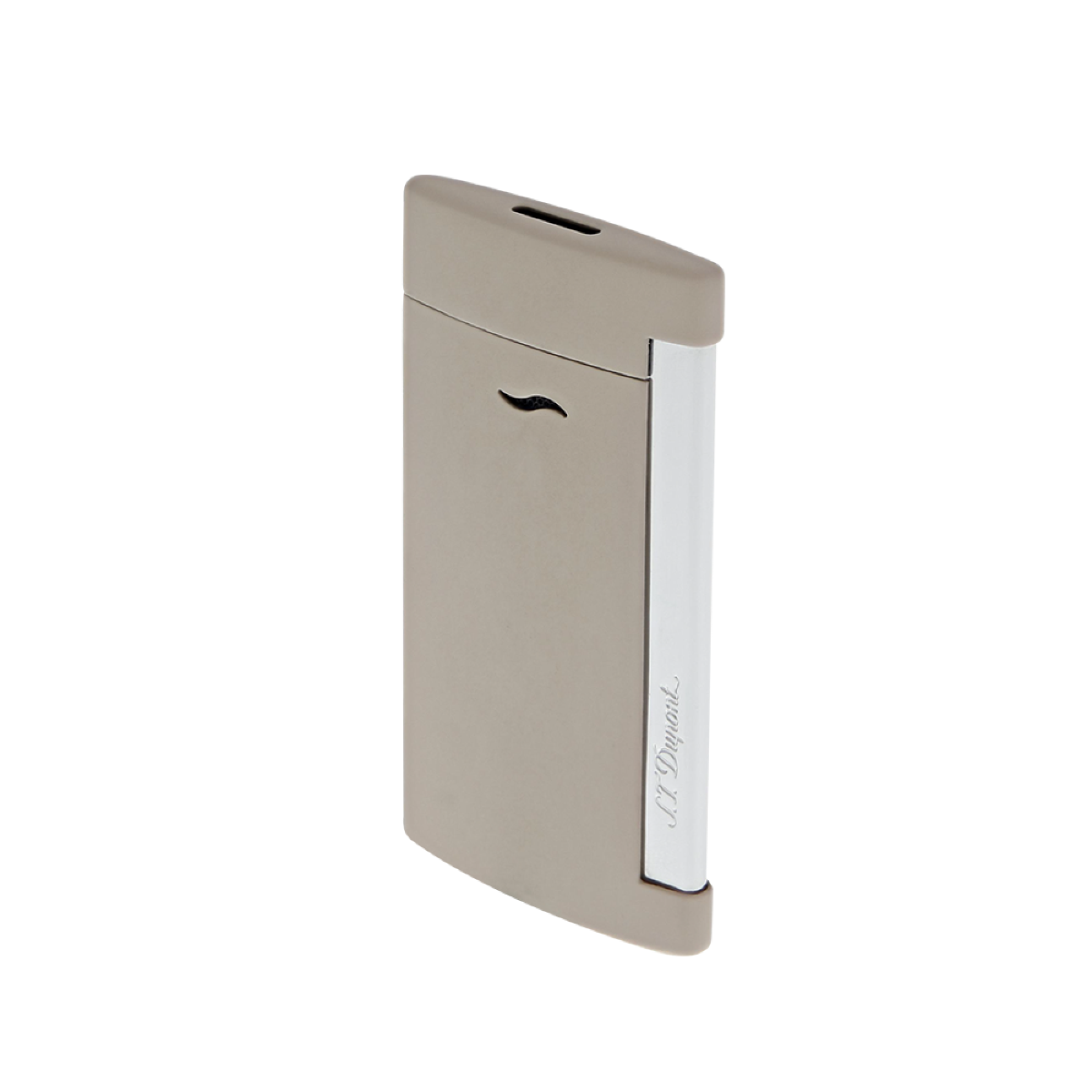 Mechero de diseño beige mate