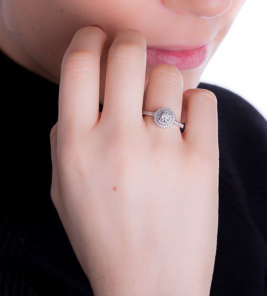 Anillo de diamante modelo