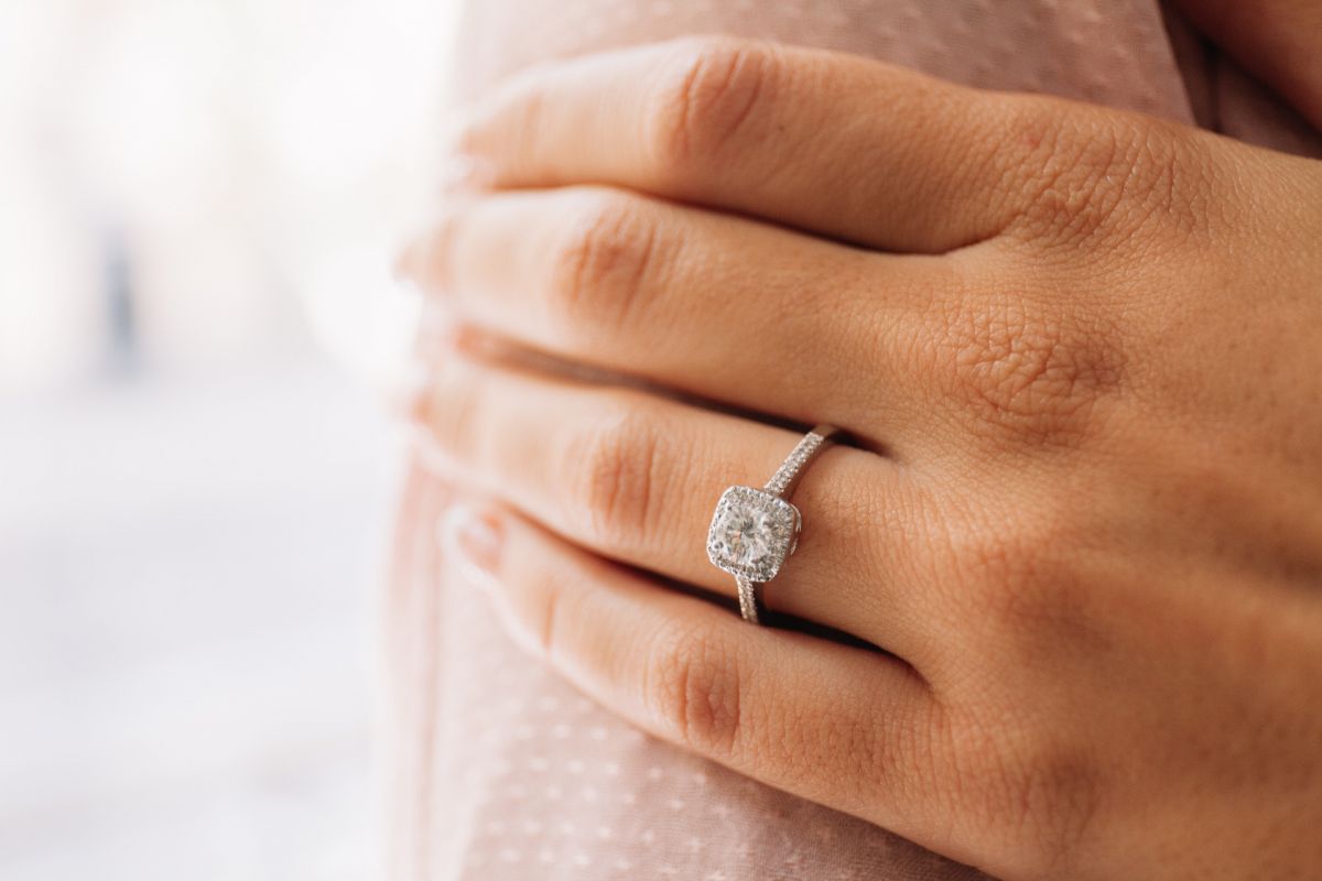 Anillo de diamantes BELEN