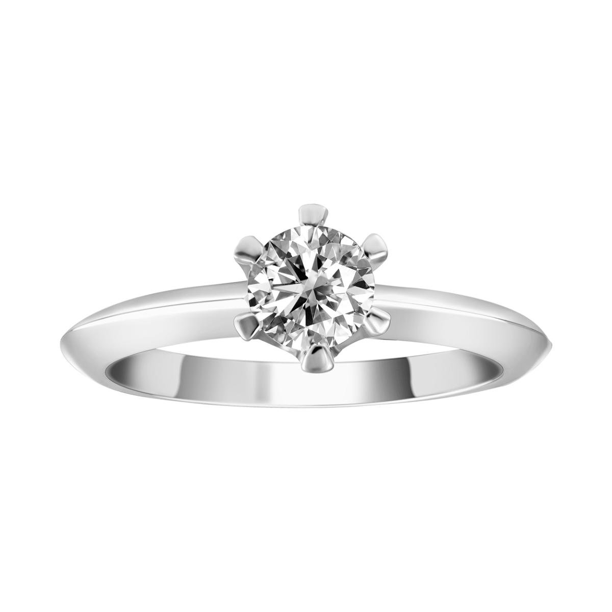 Paciência de diamante em ouro branco