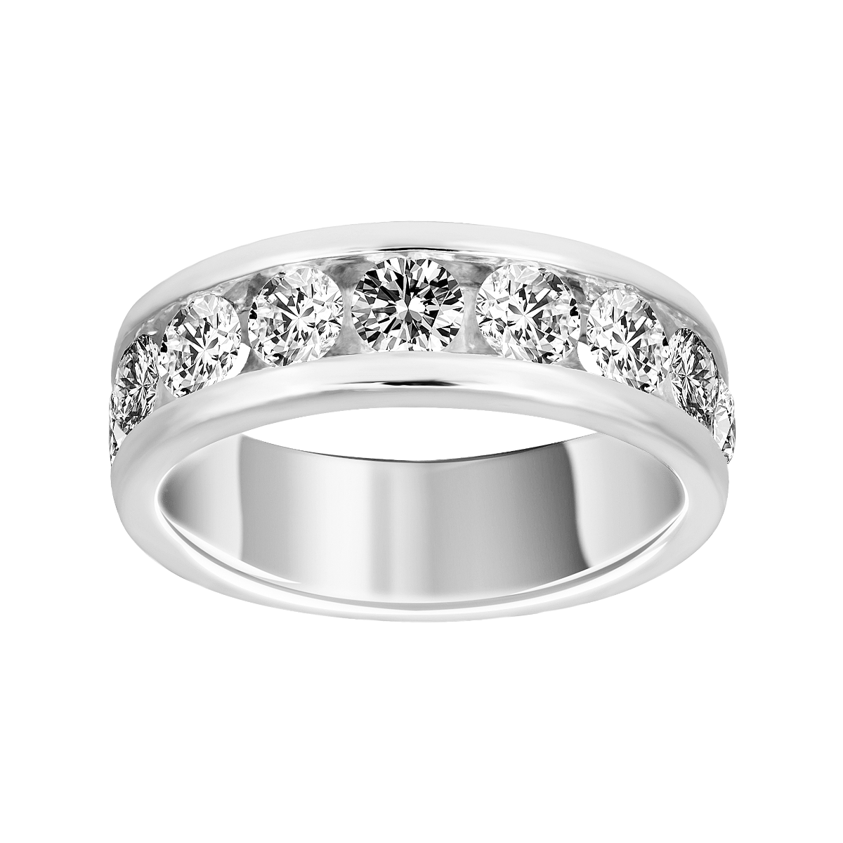 Anel de diamantes ouro branco