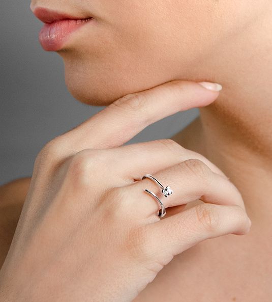 anillo de diamantes modelo