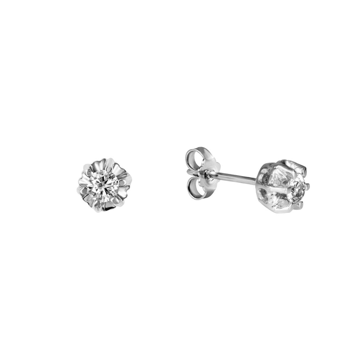 Pendientes de diamantes