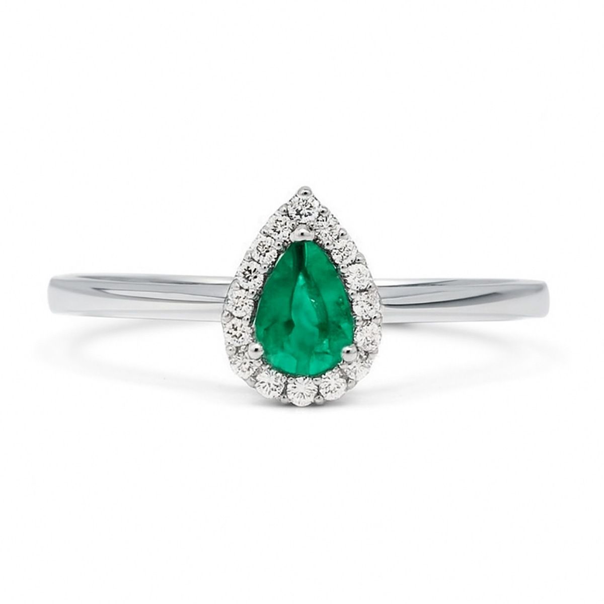 Anillo de esmeralda y diamantes Sarajevo