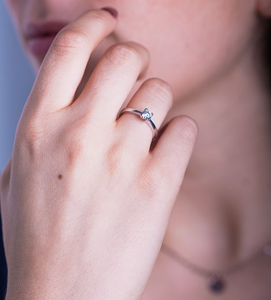 solitario de diamantes modelo