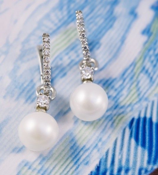 PENDIENTES DE PERLAS