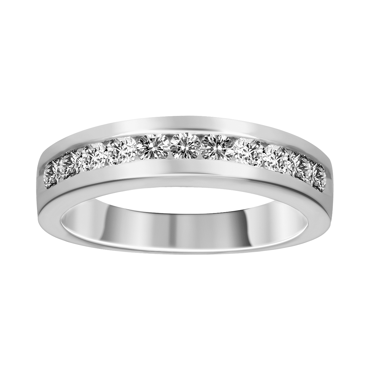 Anel de diamantes ouro branco