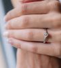 Anillo solitario de diamantes modelo