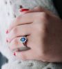 anillo de zafiro modelo