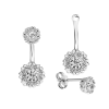pendientes de diamantes