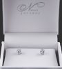 Pendientes de diamante en estuche