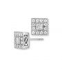 Brincos de diamantes ouro branco
