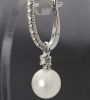 PENDIENTES DE DIAMANTES Y PERLAS