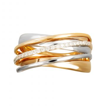 Anillo de diamantes TENDENCIA