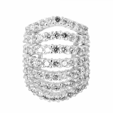 Anel de diamantes MALASYA