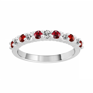 Anillo de rubí y diamantes BALI