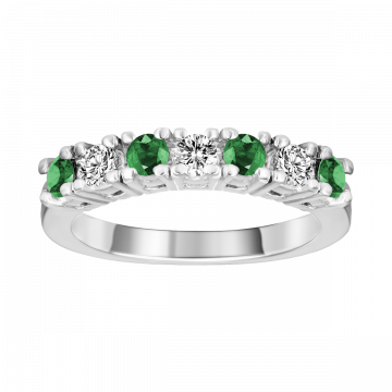 Anillo de esmeralda y diamantes BOGOTÁ