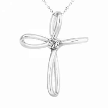 Cruz de diamantes DELICADEZA