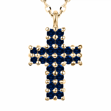 Cruz de zafiros JUDITH