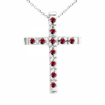 Cruz de rubis JUDITH